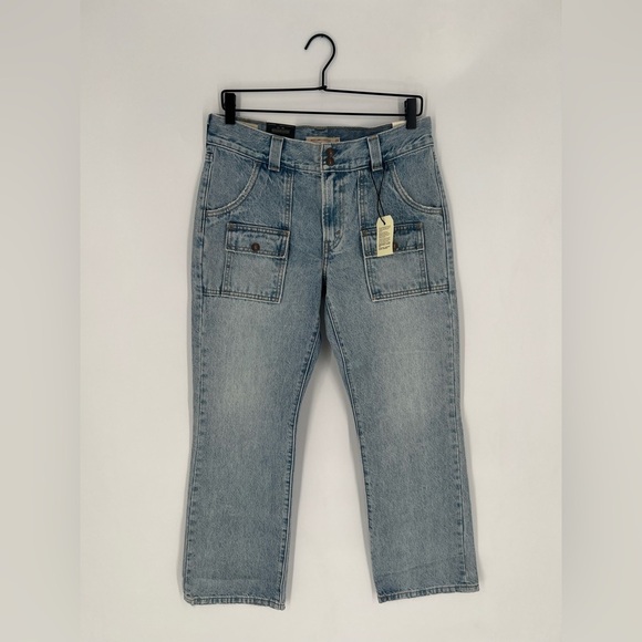 Levi’s Middy Outback Bootcut Vintage Inspired Front Patch Pocket Jeans - Picture 2 of 7